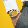 Thumbnail Image 4 of Men's Citizen Tsuyosa Collection Automatic Watch with Yellow Sunray Dial (Model: NJ0150-56Z)