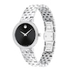 Thumbnail Image 1 of Ladies' Movado Museum® Classic 1/4 CT. T.W. Diamond Watch with Black Dial (Model: 0607814)