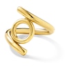 Thumbnail Image 0 of Zales x SOKO Obiti Open Circle Ring in Brass with 24K Gold Plate