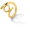 Thumbnail Image 2 of Zales x SOKO Obiti Open Circle Ring in Brass with 24K Gold Plate