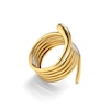 Thumbnail Image 2 of Zales x SOKO Dash Coil Ring in Brass with 24K Gold Plate