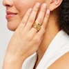 Thumbnail Image 1 of Zales x SOKO Uzi Statement Ring in Brass with 24K Gold Plate