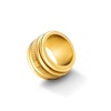 Thumbnail Image 2 of Zales x SOKO Uzi Statement Ring in Brass with 24K Gold Plate