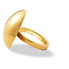 Thumbnail Image 2 of Zales x SOKO Obiti Medallio Ring in Brass with 24K Gold Plate
