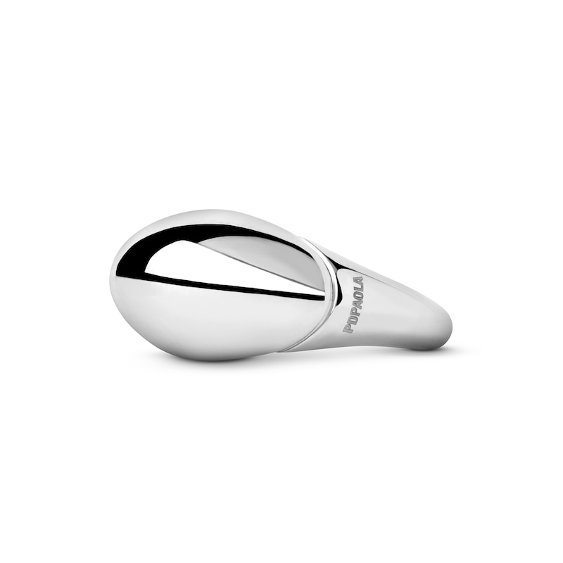 PDPAOLA™ at Zales Polished Dome Ring in Sterling Silver