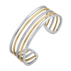 Thumbnail Image 1 of 1/2 CT. T.W. Lab-Created Diamond Bangle Bracelet in Sterling Silver and 14K Gold Plate (F/SI2)
