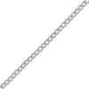 Thumbnail Image 0 of 1-1/4 CT. T.W. Diamond Curb Chain Bracelet in 10K White Gold - 7.25"