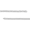 Thumbnail Image 1 of 1-1/4 CT. T.W. Diamond Curb Chain Bracelet in 10K White Gold - 7.25"
