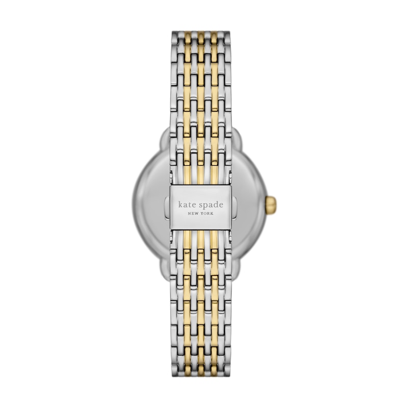 Ladies' Kate Spade Lily Avenue Two-Tone IP Watch with Mother-of Pearl Dial (Model: KSW1822)