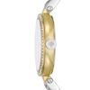 Thumbnail Image 2 of Ladies' Kate Spade Holland Crystal Accent Two-Tone IP Watch with Mother-of Pearl Dial (Model: KSW1824)