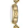 Thumbnail Image 2 of Ladies' Kate Spade Monroe Crystal Accent Gold-Tone IP Flower Bangle Watch with Mother-of-Pearl Dial (Model: KSW1828)