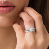 Thumbnail Image 2 of 1-3/4 CT. T.W. Diamond Framed Bridal Set in 14K White Gold