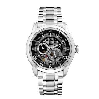 Men's Bulova BVA Series Automatic Watch with Black Dial (Model: 96A119 ...