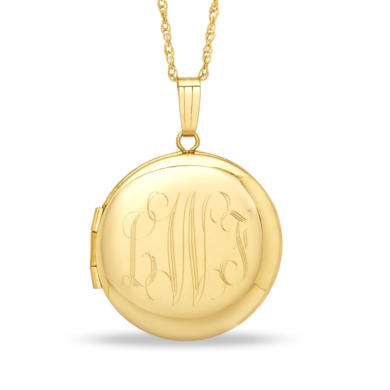 14K Gold Filled Monogram Necklace