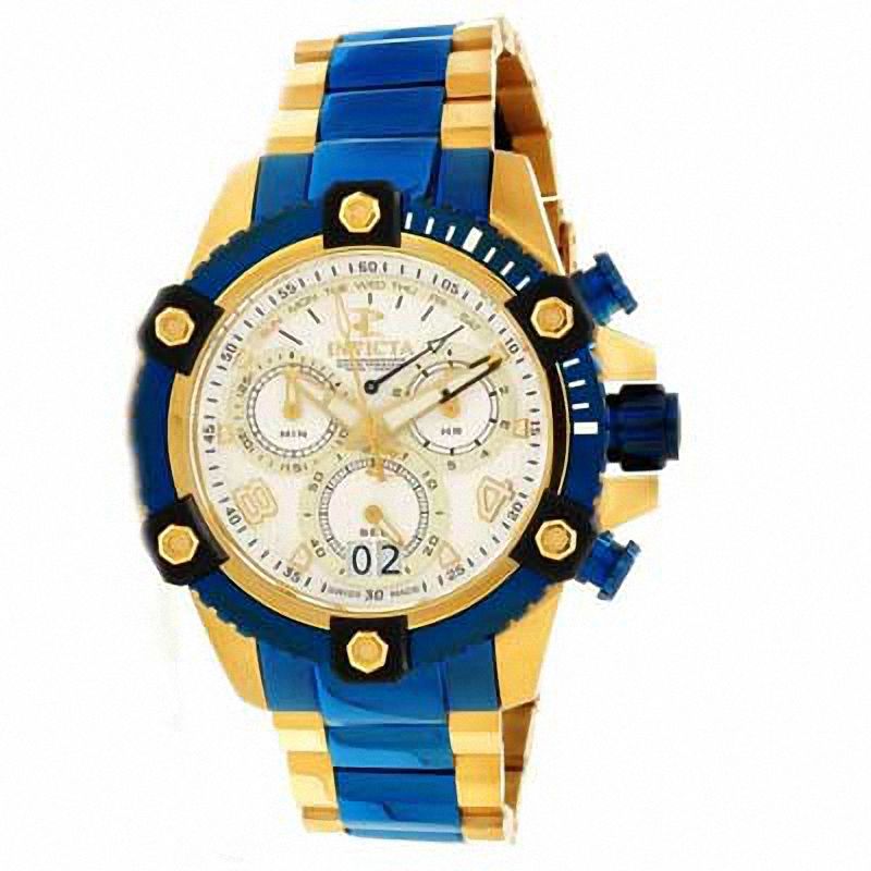 Men's Invicta Arsenal Chronograph Watch with White Dial (Model: 11182)