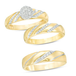 Shop Trio Wedding Rings Sets