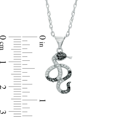 Zinc Alloy Full Crystal Snake Necklace