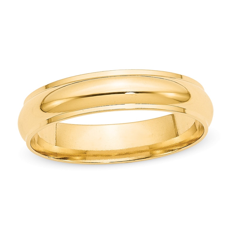 Thin Wedding Band for Her for Him- Classic Band- Solid Gold Wedding Band 14K - Stackable Ring Rose Gold