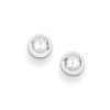 Thumbnail Image 0 of 4.0mm Ball Stud Earrings in 14K White Gold