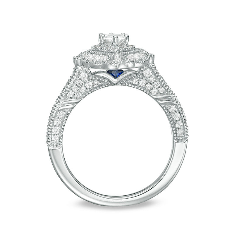 Vera Wang Love Heirloom Collection 1-1/3 CT. T.W. Marquise Diamond ...