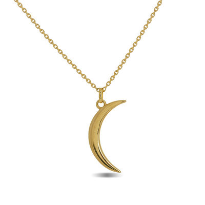 crescent moon necklace tiffany