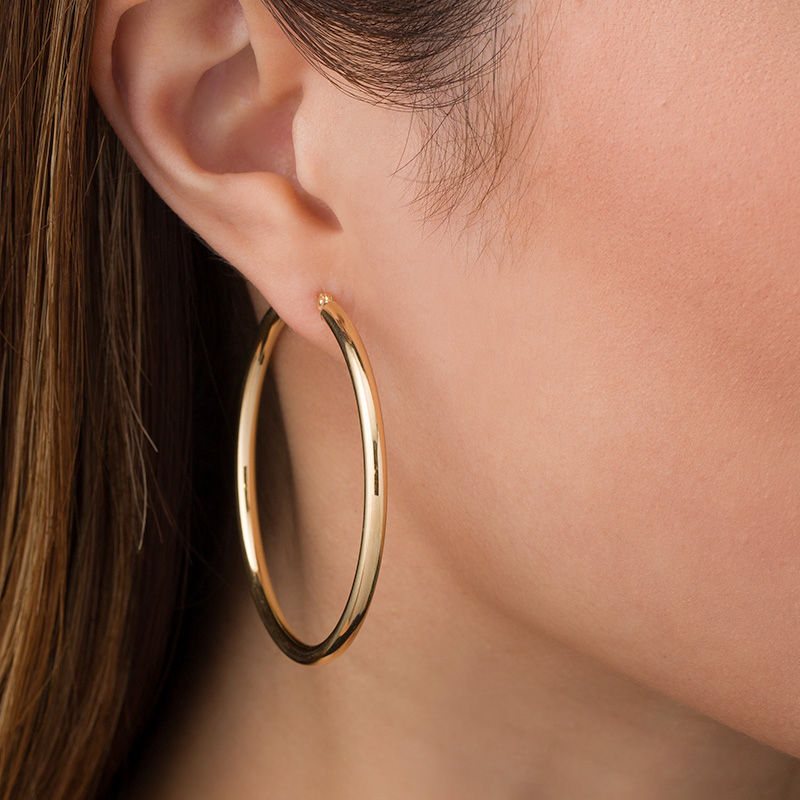 Zales 14K Gold Hoop Earrings