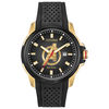 Thumbnail Image 0 of Men's Citizen Eco-Drive® Avengers Two-Tone Strap Watch with Black Dial (Model: AW1155-03W)