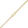 Thumbnail Image 0 of "MOM" Curb Chain Bracelet in 14K Gold - 7.25"