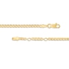 Thumbnail Image 2 of "MOM" Curb Chain Bracelet in 14K Gold - 7.25"