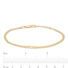 Thumbnail Image 3 of "MOM" Curb Chain Bracelet in 14K Gold - 7.25"
