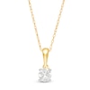 Thumbnail Image 1 of 1/4 CT. Diamond Solitaire Pendant in 10K Gold