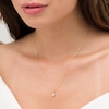 Thumbnail Image 2 of 1/4 CT. Diamond Solitaire Pendant in 10K Gold