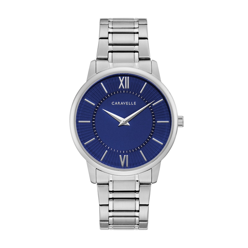Men's Caravelle by Bulova Watch with Blue Dial (Model: 43A151) | Zales