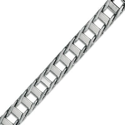 Vera Wang Men 6.2mm Solid Cuban Link Chain Bracelet in Sterling Silver -  8.5