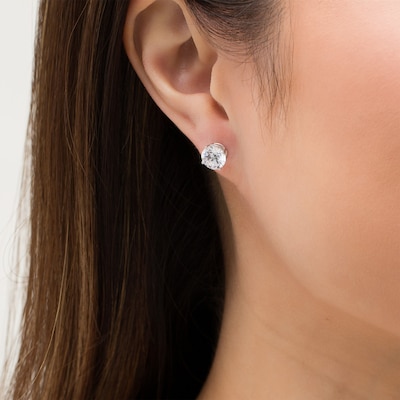 3 CT. T.W. Certified Lab-Created Diamond Solitaire Stud Earrings