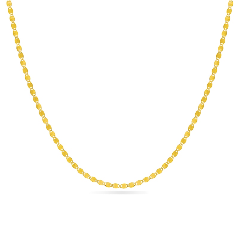 Main Image 2 of 2.7mm Valentino Chain Choker Necklace in 14K Gold - 17"