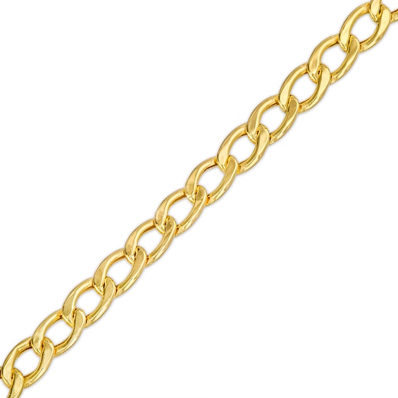 Child's 3.2mm Curb Chain Bracelet in Hollow 14K Gold â 6"
