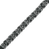 Thumbnail Image 0 of Men's 10 CT. T.W. Black Enhanced Diamond Tennis Bracelet in Sterling Silver with Black Rhodium - 8.5"