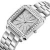 Thumbnail Image 2 of Ladies' JBW Cristal Square 1/8 CT. T.W. Diamond and Crystal Accent Watch and Bangle Set (Model: J6387-SetC)