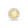 Thumbnail Image 0 of Opal and Diamond Accent Frame Charm in 10K Gold