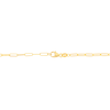Thumbnail Image 1 of 2.1mm Paper Clip Chain Necklace in Hollow 14K Gold - 24"
