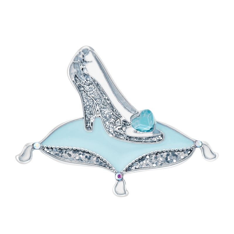 Main Image 5 of Ladies' Citizen Eco-Drive® Disney Cinderella Crystal Accent Watch and Pin Box Set (Model: FE7041-51W)