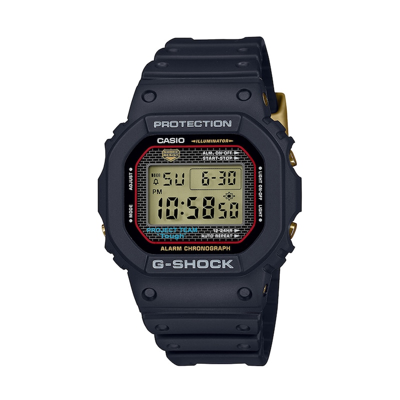 Men's Casio G-Shock Limited Edition 40th Anniversary Recrystallized Black  IP Strap Watch (Model: DW5040PG-1) | Zales