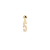 Thumbnail Image 0 of PDPAOLA™ at Zales Cubic Zirconia Number "5" Bead Charm in Sterling Silver with 18K Gold Plate