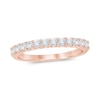 Thumbnail Image 0 of 1/2 CT. T.W. Diamond Comfort-Fit Wedding Band in 14K Rose Gold (I/I2)