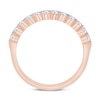 Thumbnail Image 2 of 1/2 CT. T.W. Diamond Comfort-Fit Wedding Band in 14K Rose Gold (I/I2)