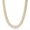 Thumbnail Image 0 of Zales x Alessi Domenico Diamond Miami Cuban Chain Necklace in 18K Gold - 16-24"
