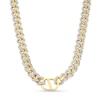 Thumbnail Image 5 of Zales x Alessi Domenico Diamond Miami Cuban Chain Necklace in 18K Gold - 16-24"