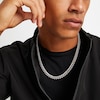 Thumbnail Image 3 of Zales x Alessi Domenico 7-1/2 CT. T.W. Diamond Miami Cuban Chain Necklace in 18K White Gold - 24"