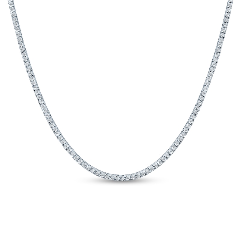 2-3/4 CT. T.W. Diamond Tennis Necklace in 10K White Gold – 20"